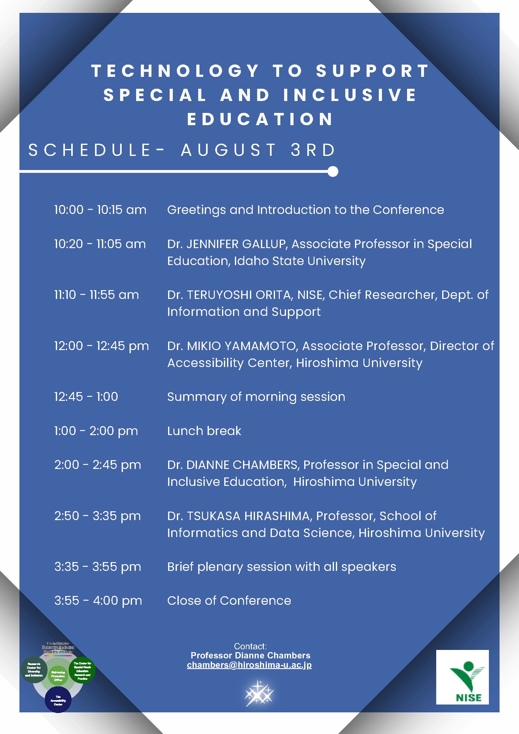 The 2nd HU D&I and NISE Joint Seminar “TECHNOLOGY TOSUPPORT SPECIALAND 